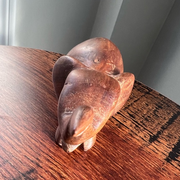 Wooden Elephant Figurine - Picture 11 of 11